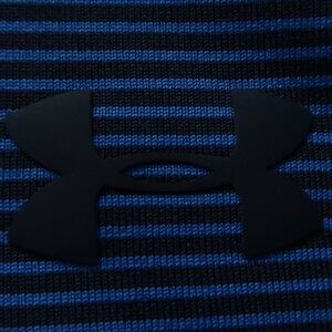 Under Armour Navy Striped Performance Polo (S) OMG! ⛳️